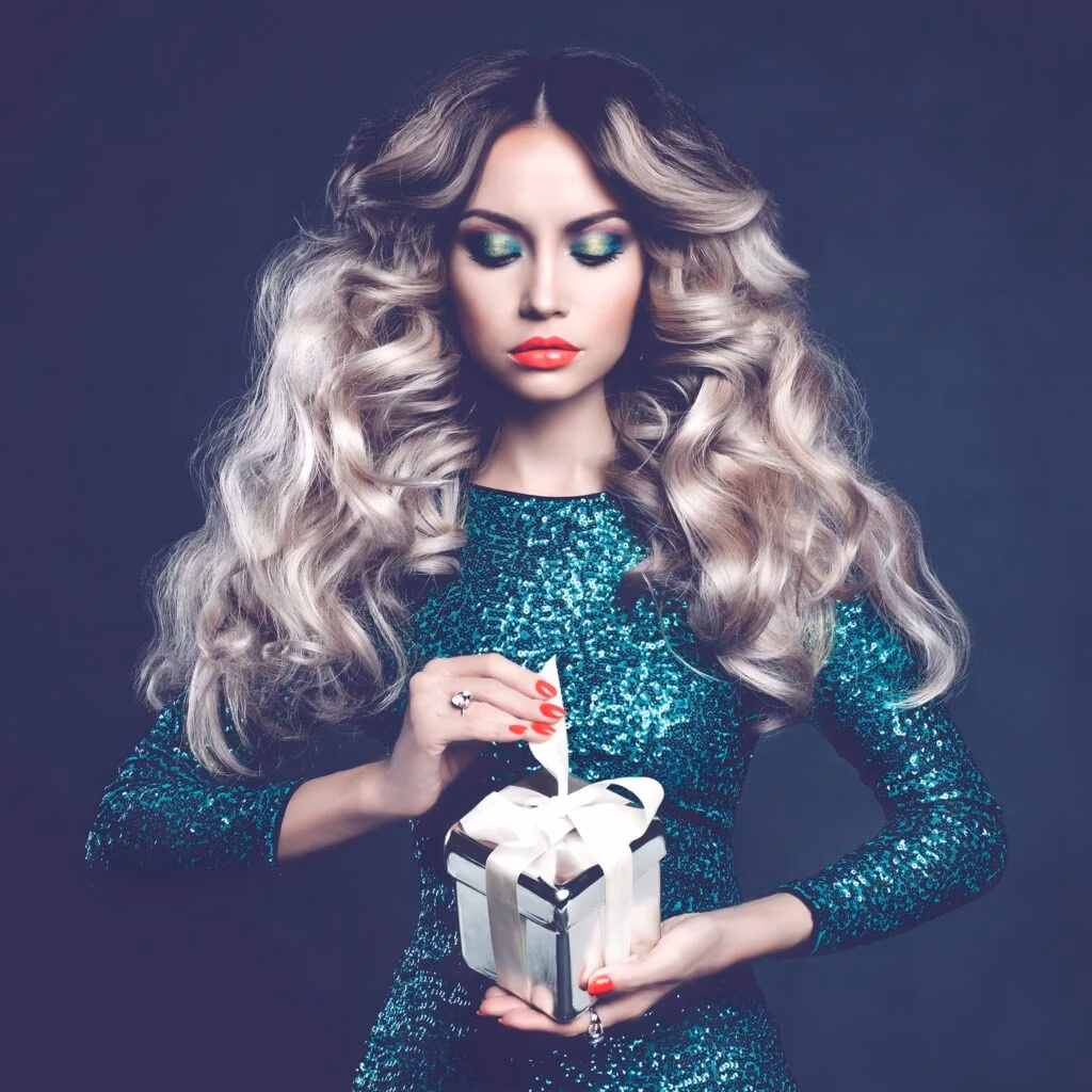 Volume and length hair extensions; NYC Salon