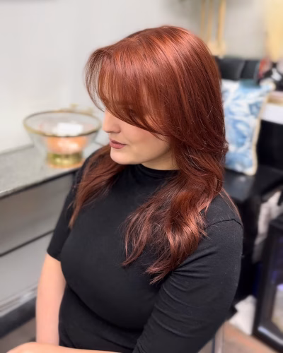 Copper Red Hair Transformation in Midtown East NYC